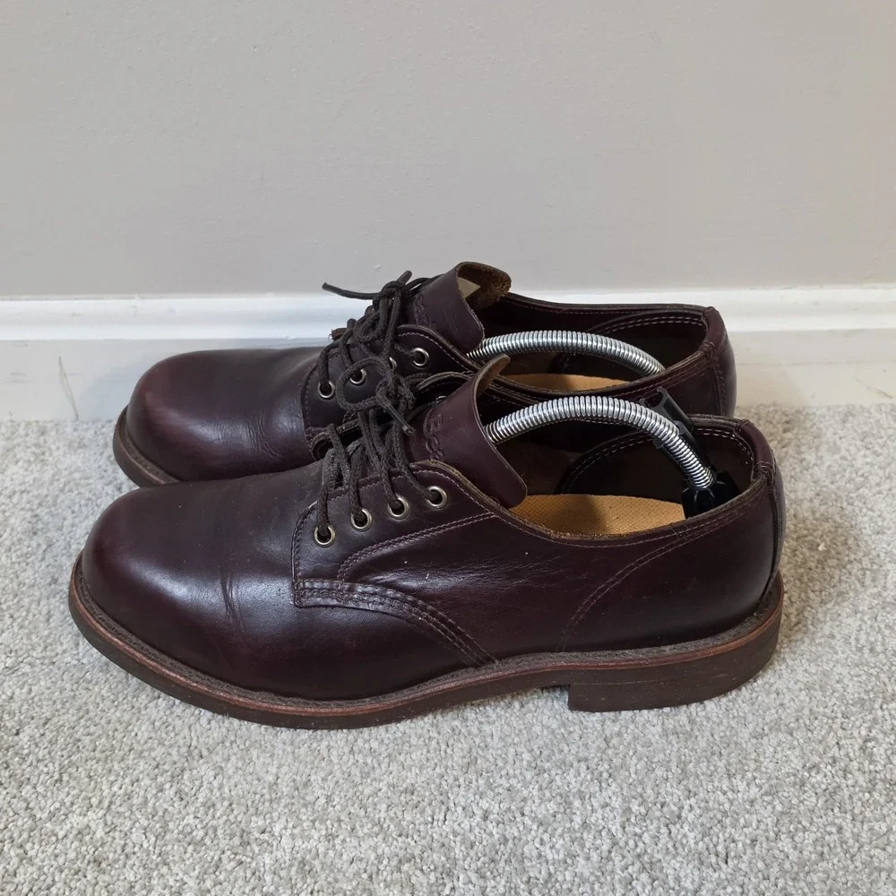 Chippewa Katahdin L.L.Bean K.I.W Engineer Boots Plain Toe Mens‎ 10 EEUSA Vintage